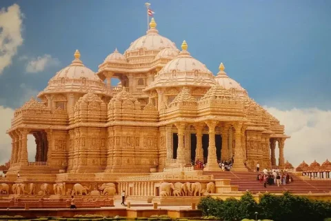 Akshardham Temple in Delhi, India