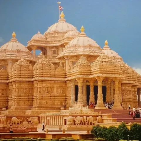 Akshardham Temple in Delhi, India