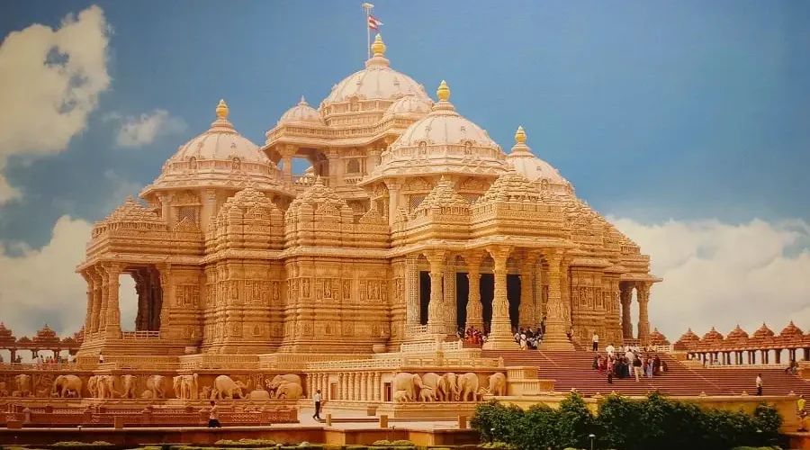 Akshardham Temple in Delhi, India