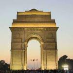 View of India Gate in Delhi -The Capital of India